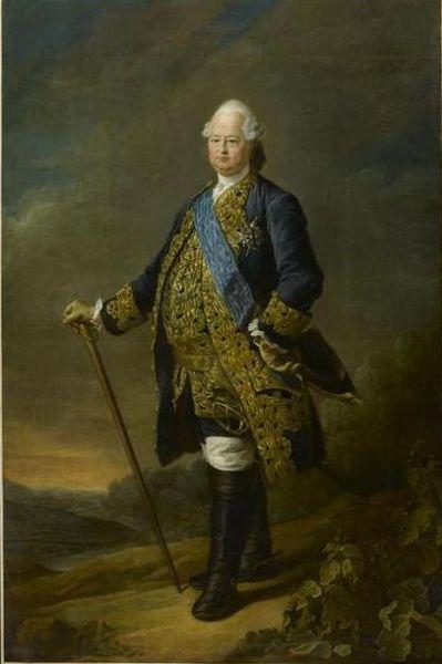 Francois-Hubert Drouais Lieutenant general des armees du Roi oil painting image